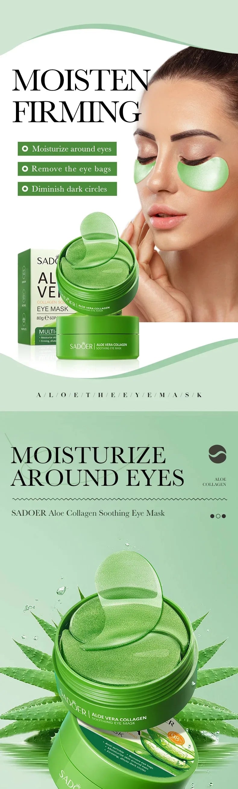 Aloe Collagen Eye Rescue Patches