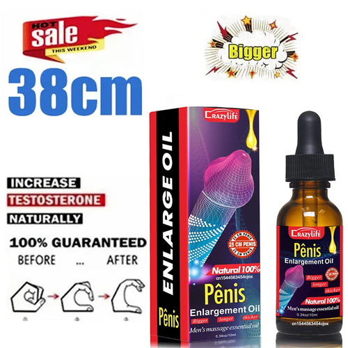 Get Bigger & Last Longer Massage Oil