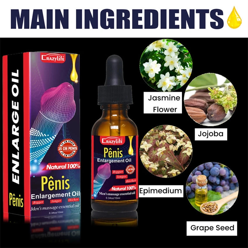 Get Bigger & Last Longer Massage Oil