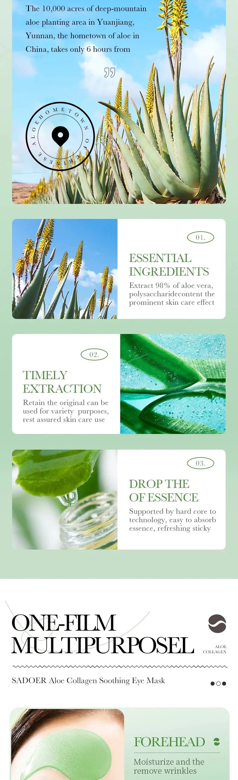 Aloe Collagen Eye Rescue Patches