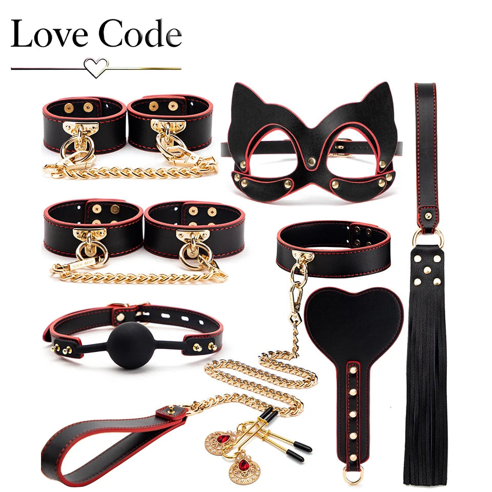 NightBond Leather Restraint Play Kit